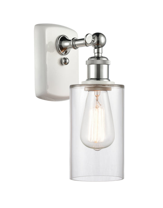 Innovations 516-1W-WPC-G802-LED LED Wall Sconce, White Polished Chrome