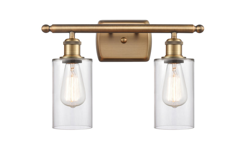 Innovations 516-2W-BB-G802-LED LED Bath Vanity, Brushed Brass