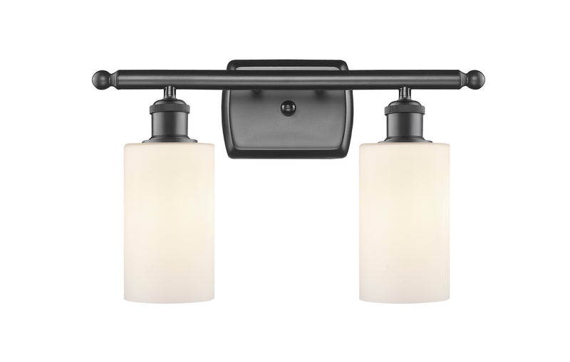 Innovations 516-2W-OB-G801 Two Light Bath Vanity, Oil Rubbed Bronze