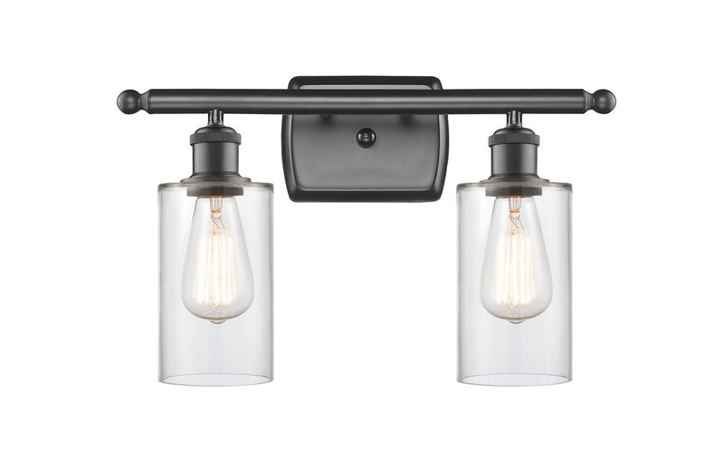 Innovations 516-2W-OB-G802 Two Light Bath Vanity, Oil Rubbed Bronze
