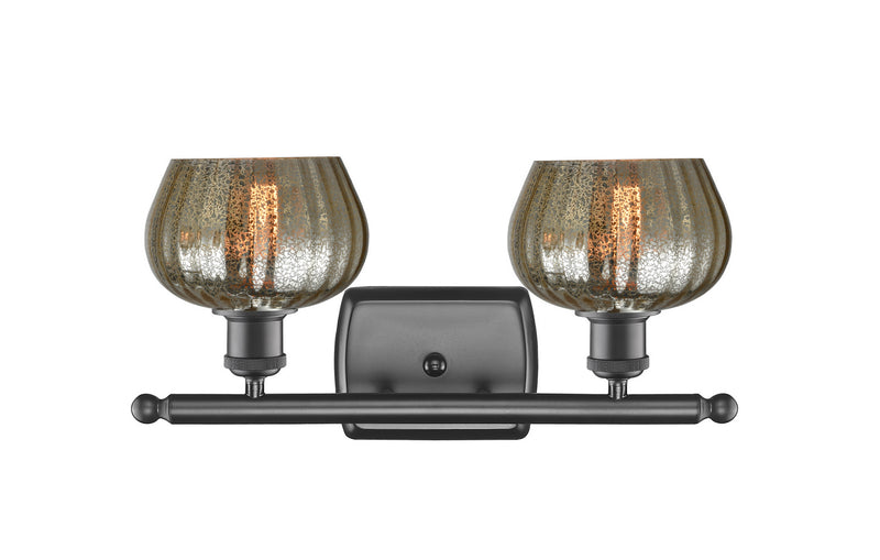 Innovations 516-2W-OB-G96-LED LED Bath Vanity, Oil Rubbed Bronze