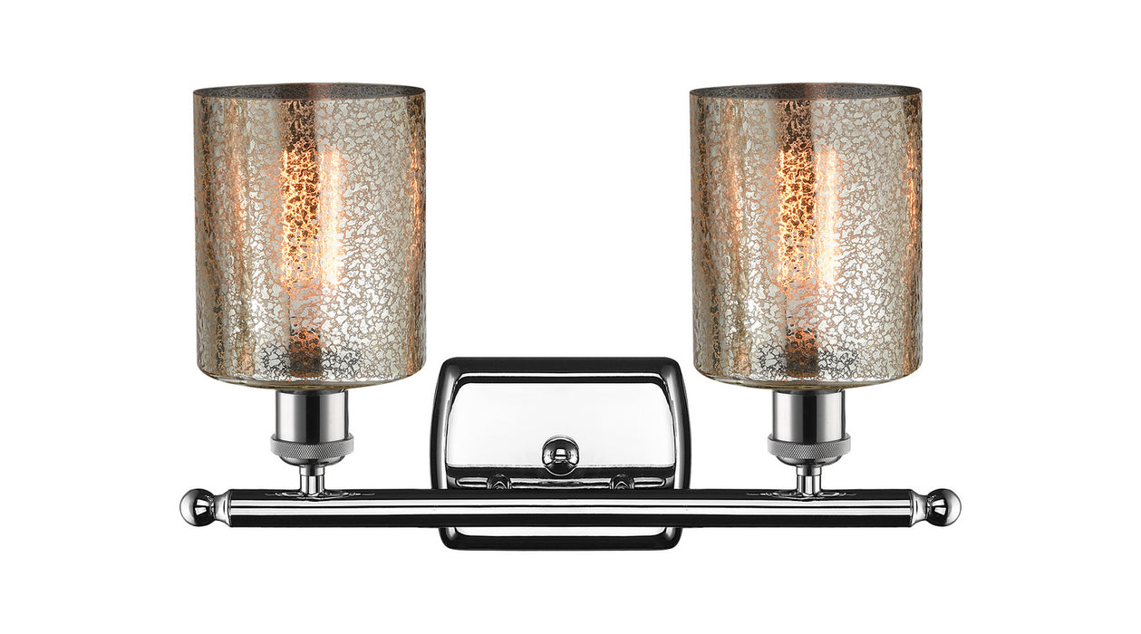 Innovations 516-2W-PC-G116-LED LED Bath Vanity, Polished Chrome
