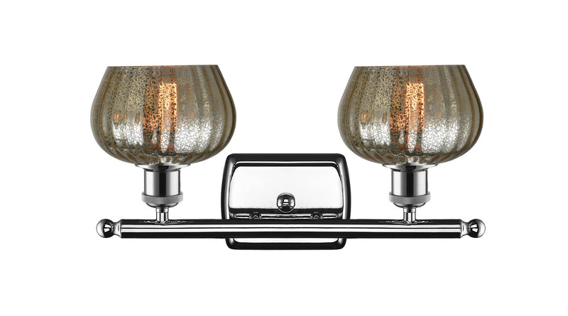 Innovations 516-2W-PC-G96-LED LED Bath Vanity, Polished Chrome