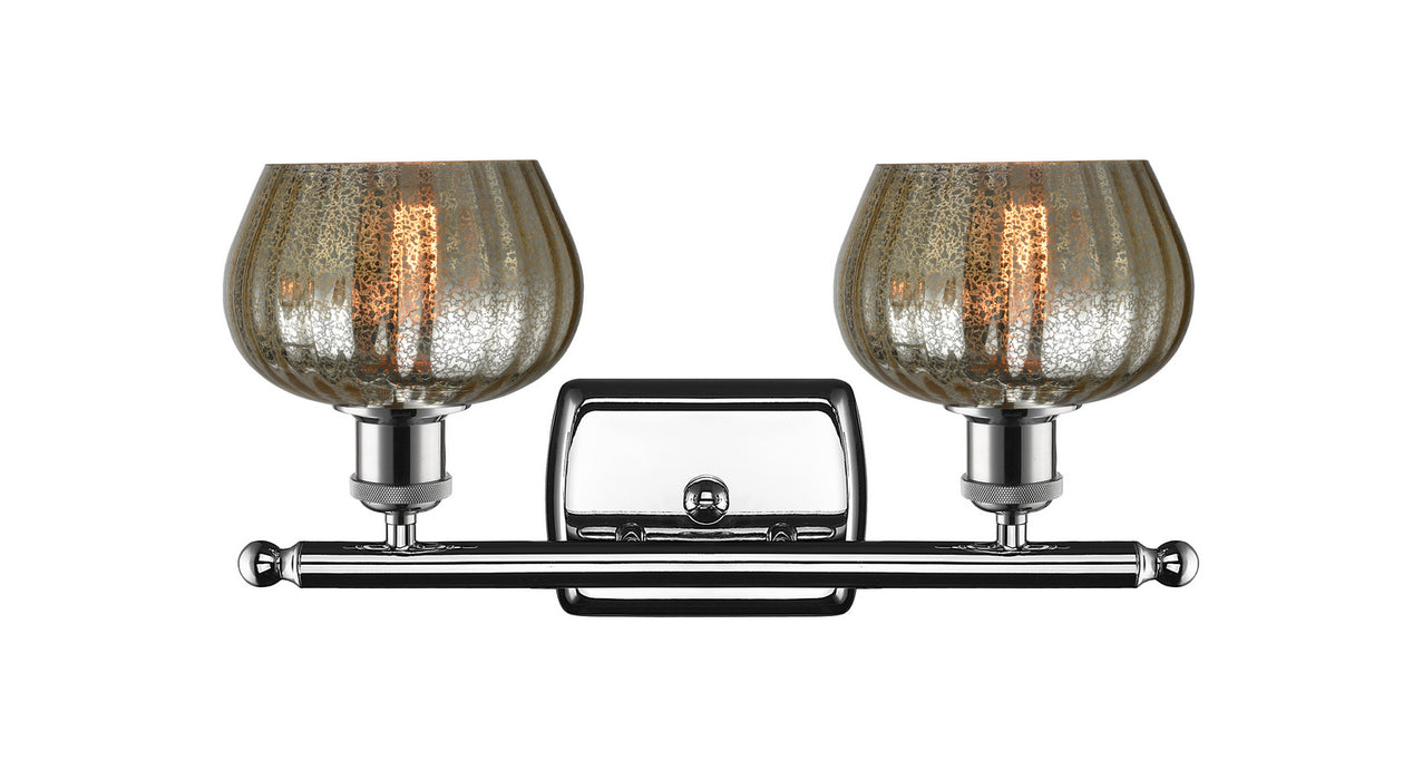 Innovations 516-2W-PC-G96-LED LED Bath Vanity, Polished Chrome