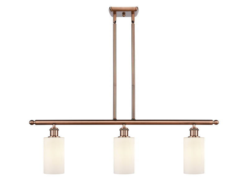 Innovations 516-3I-AC-G801 Three Light Island Pendant, Antique Copper