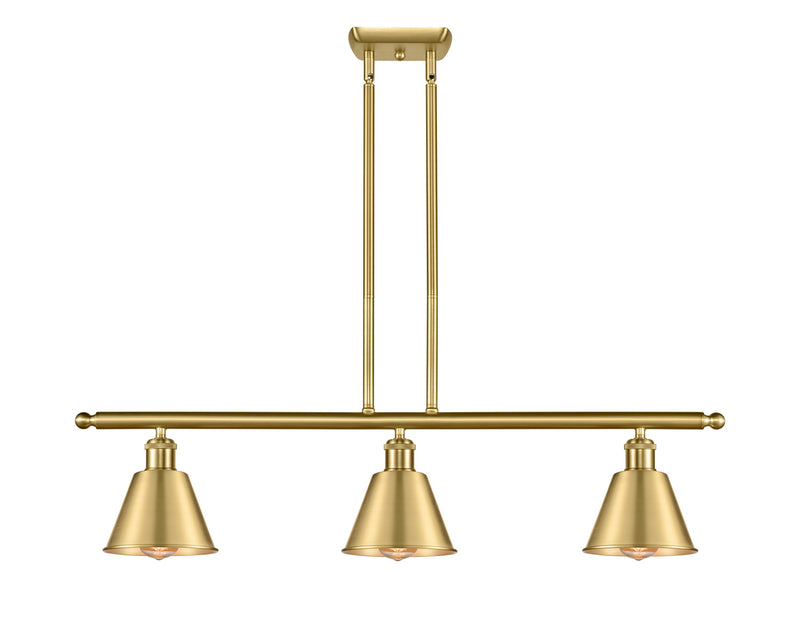 Innovations 516-3I-SG-M8 Three Light Island Pendant, Satin Gold