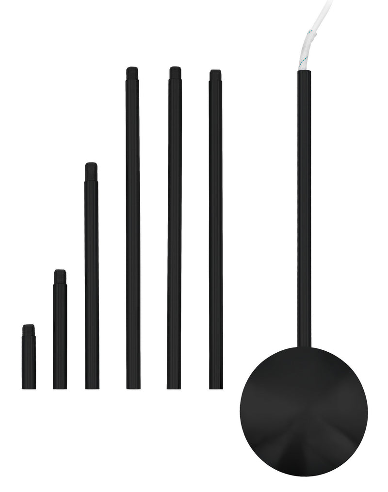 Eglo USA 204821A Ceiling Extension, Black