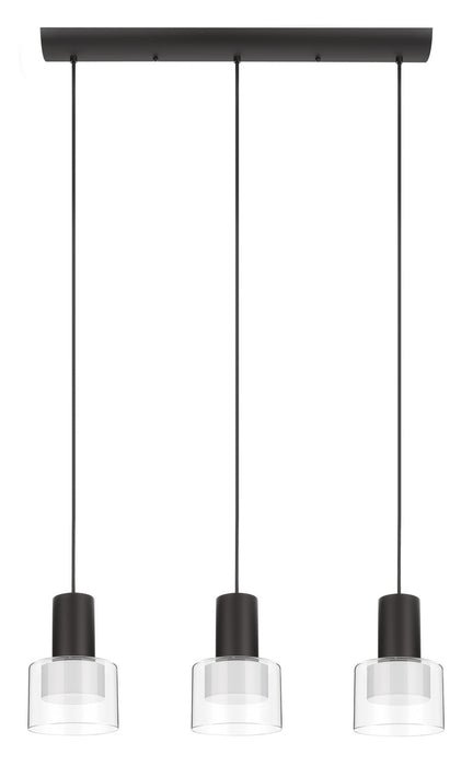 Eglo USA 204822A LED Pendant, Black