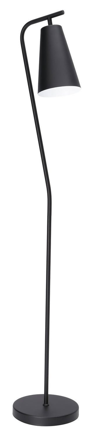 Eglo USA 98674A One Light Floor Lamp, Black