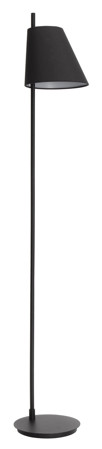Eglo USA 99015A One Light Floor Lamp, Structured Black