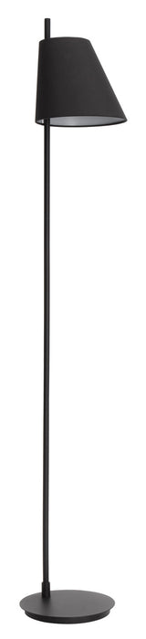 Eglo USA 99015A One Light Floor Lamp, Structured Black