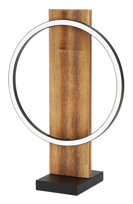 Eglo USA 99457A LED Table Lamp, Brushed Pine Wood
