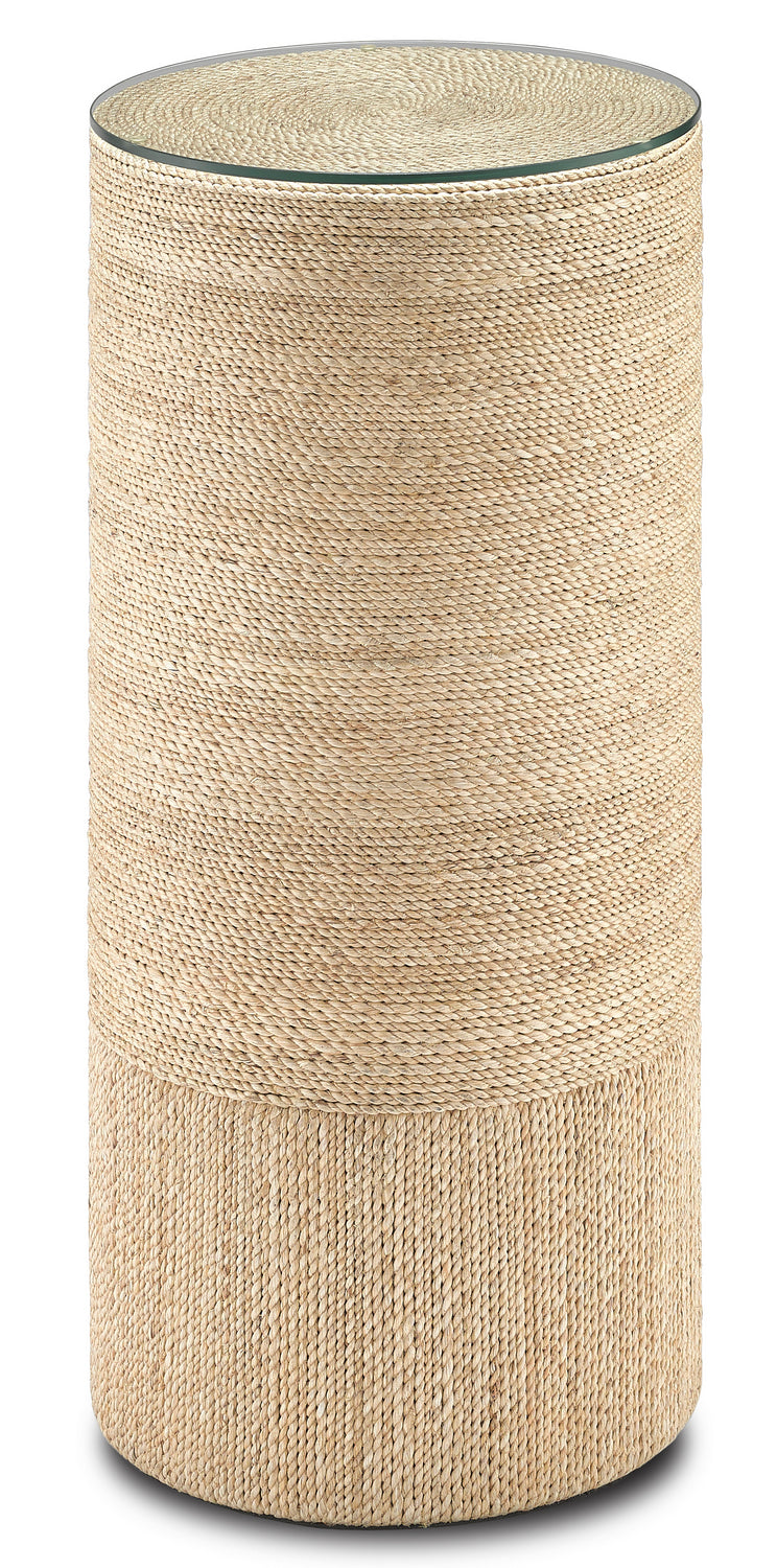 Currey and Company 3000-0172 Accent Table/Pedestal, Natural