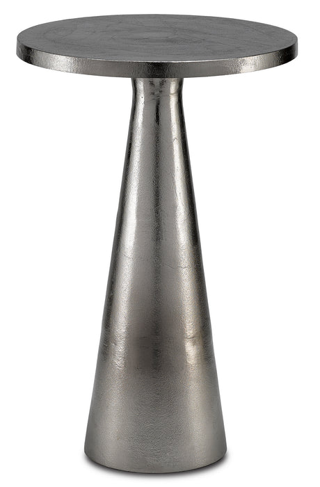 Currey and Company 4000-0105 Accent Table, Black Nickel