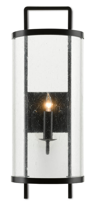 Currey and Company 5900-0040 One Light Wall Sconce, Antique Black
