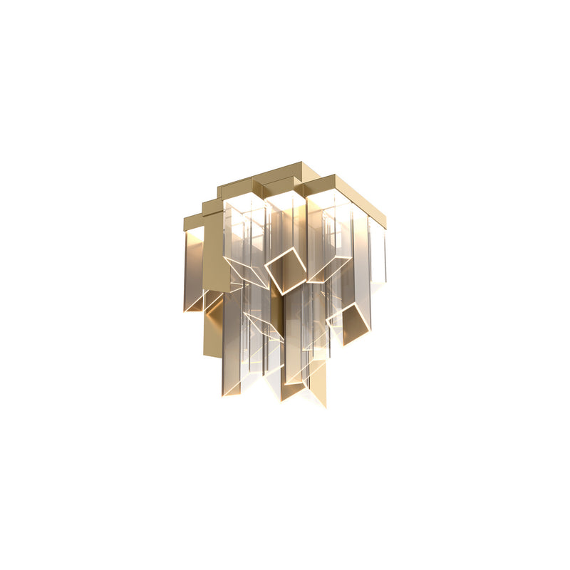 Alora FM318012TG LED Flush Mount, Titanium Gold