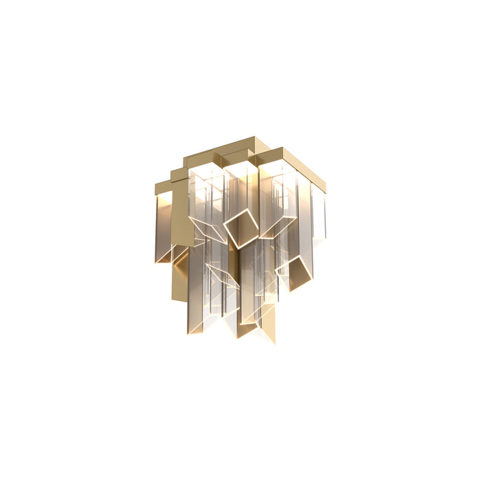 Alora FM318012TG LED Flush Mount, Titanium Gold