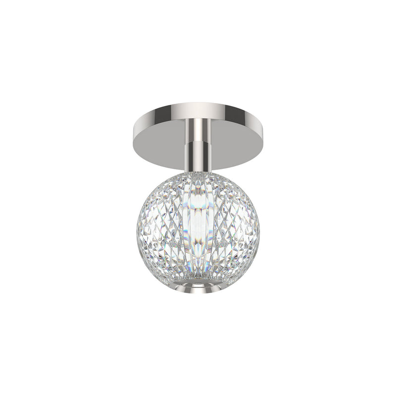 Alora FM321201PN LED Flush Mount, Polished Nickel