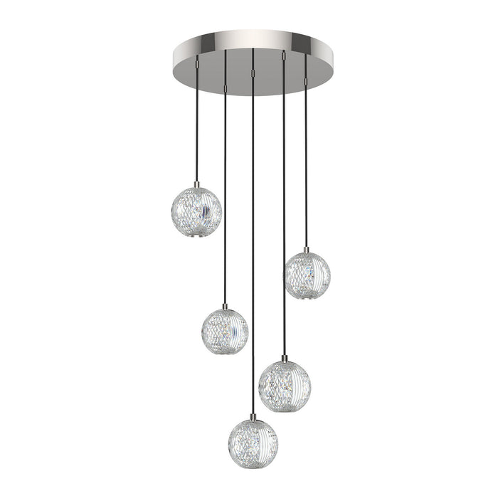 Alora MP321205PN LED Pendant, Polished Nickel