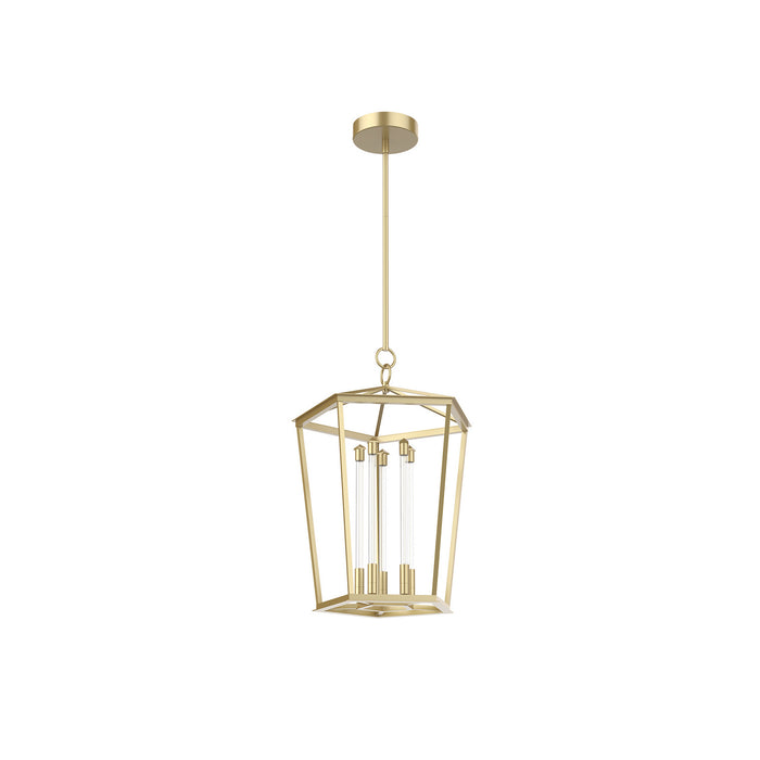 Alora PD317122NB LED Pendant, Natural Brass