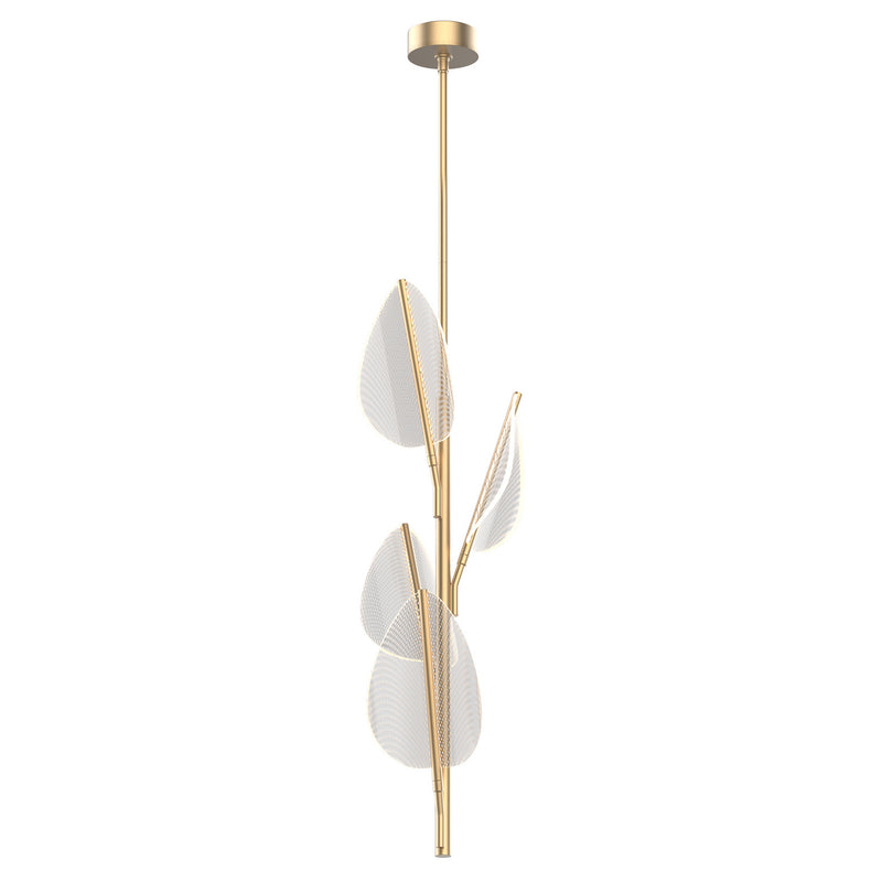 Alora PD321104NB LED Pendant, Natural Brass