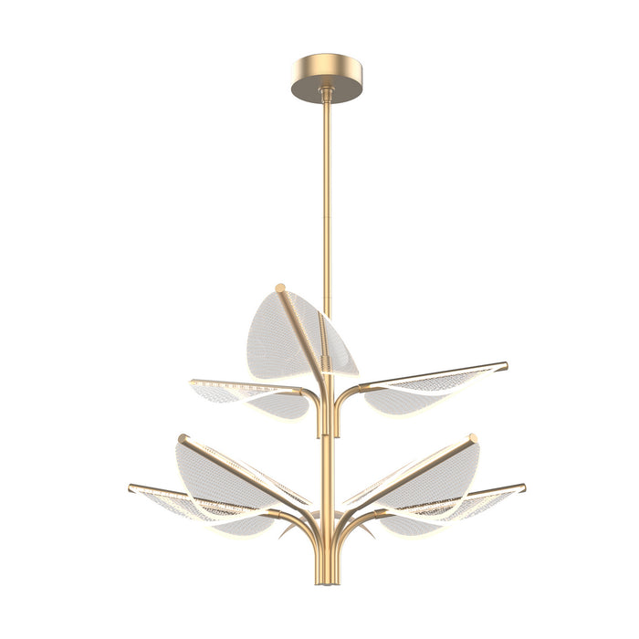 Alora PD321132NB LED Pendant, Natural Brass