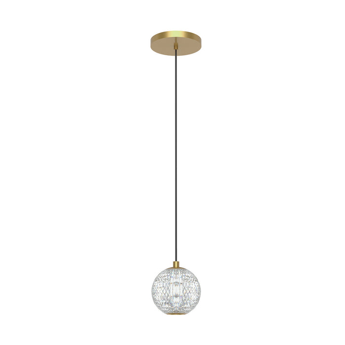 Alora PD321201NB LED Pendant, Natural Brass
