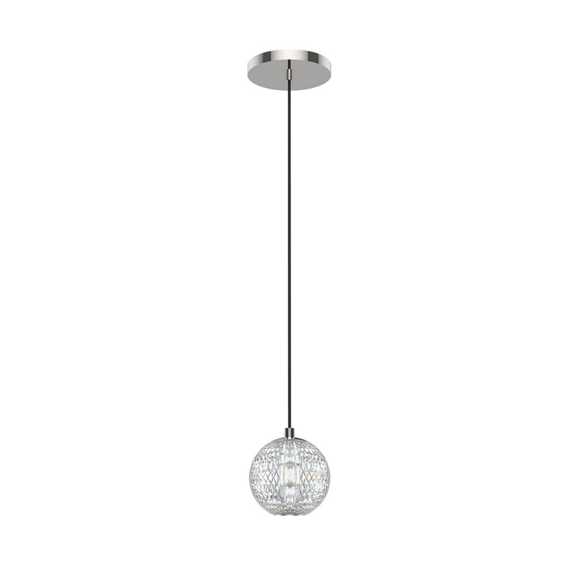 Alora PD321201PN LED Pendant, Polished Nickel