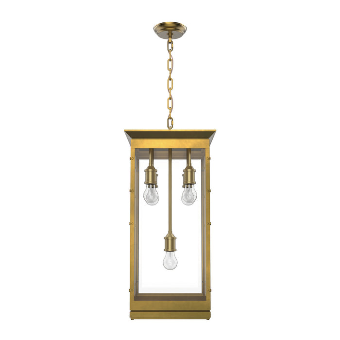 Alora PD351018VB Five Light Pendant, Vintage Brass