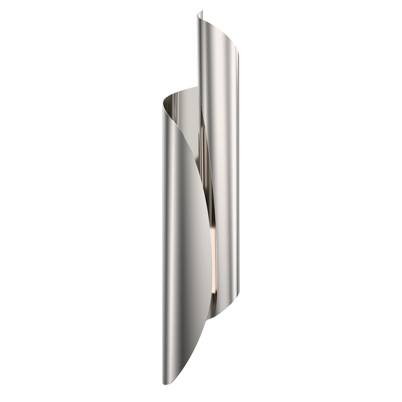 Alora WV319405PN Two Light Bathroom Fixture, Polished Nickel