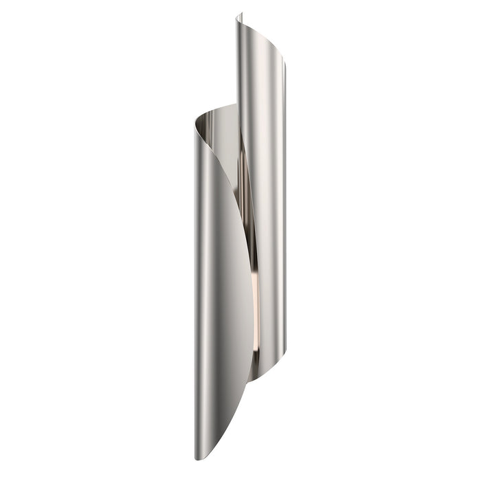 Alora WV319405PN Two Light Bathroom Fixture, Polished Nickel