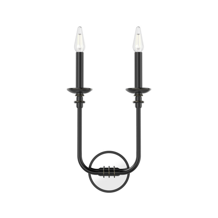 Alora WV351502UB Two Light Bathroom Fixture, Urban Bronze