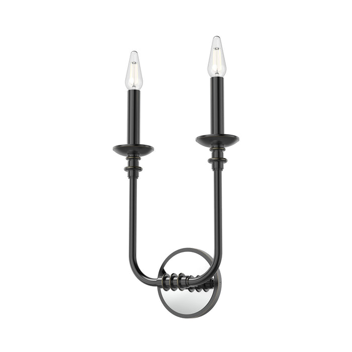 Alora WV351502UB Two Light Bathroom Fixture, Urban Bronze