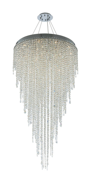Allegri 028257-010-FR001 16 Light Convertible Pendant - Flush Mount, Polished Chrome