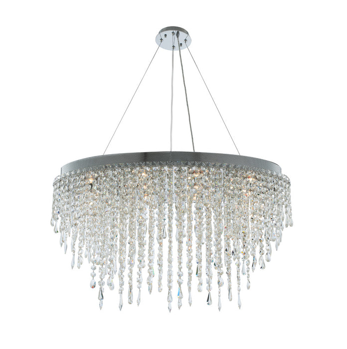 Allegri 028259-010-FR001 Ten Light Convertible Pendant - Flush Mount, Polished Chrome
