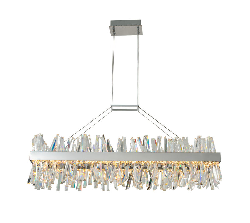 Allegri 030260-010 LED Island Pendant, Polished Chrome