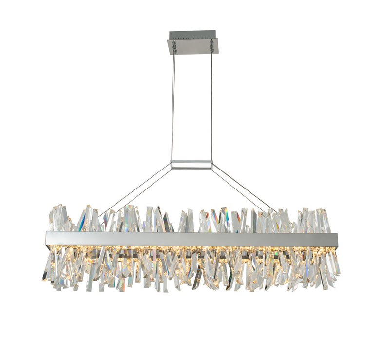 Allegri 030260-010 LED Island Pendant, Polished Chrome