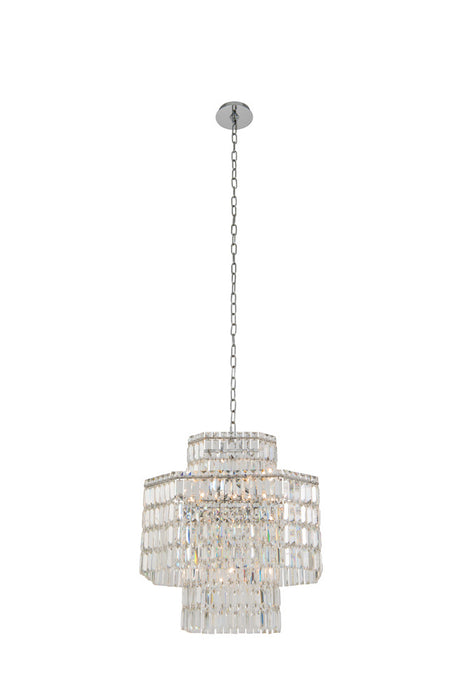 Allegri 036555-010-FR001 12 Light Pendant, Polished Chrome