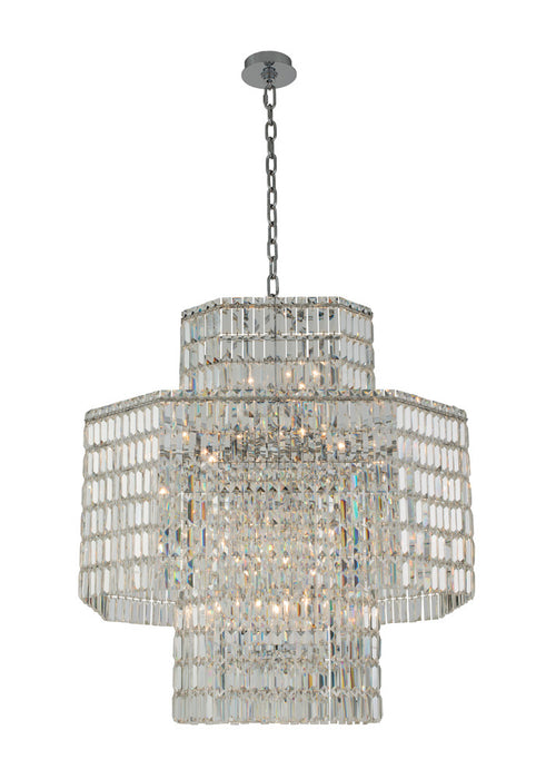 Allegri 036557-010-FR001 20 Light Pendant, Polished Chrome