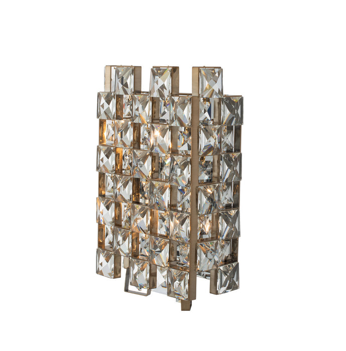 Allegri 036621-038-FR001 Three Light Wall Sconce, Brushed Champagne Gold
