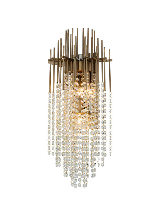Allegri 037621-038-FR001 Three Light Wall Sconce, Brushed Champagne Gold