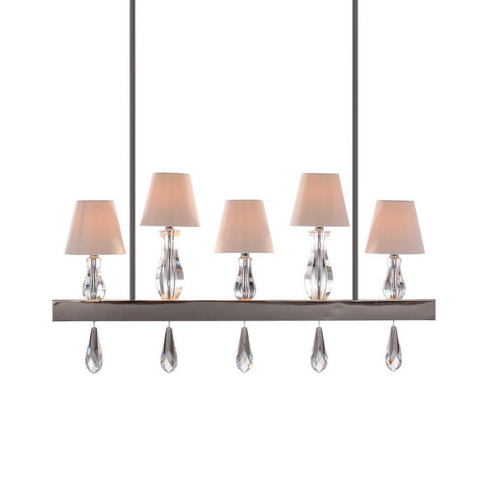 Zeev Lighting CD10065-5-CH Five Light Chandelier, Chrome