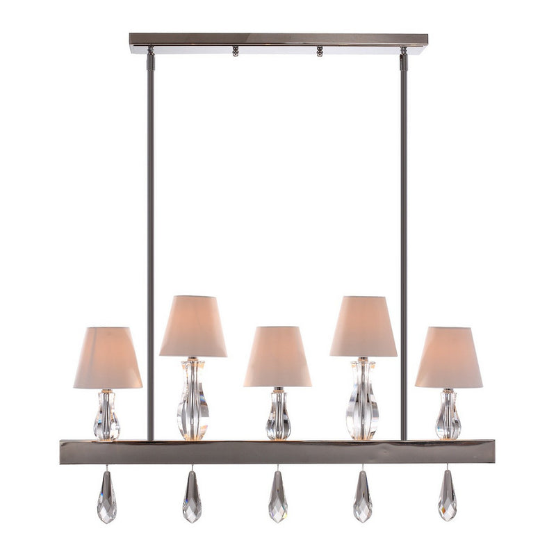 Zeev Lighting CD10065-5-CH Five Light Chandelier, Chrome