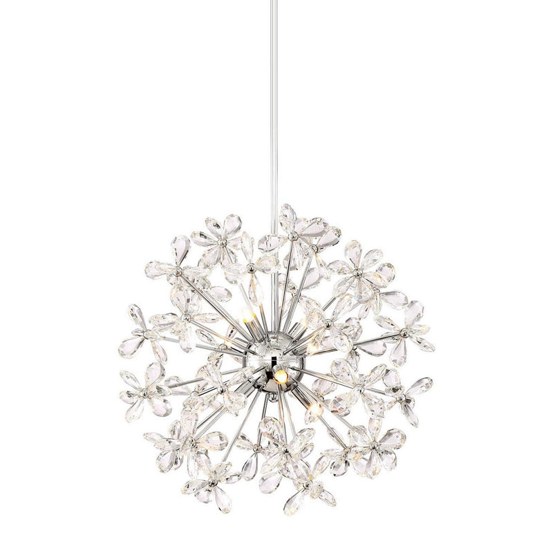 Zeev Lighting CD10207-8-CH Eight Light Chandelier, Chrome