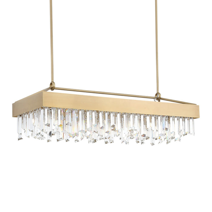 Zeev Lighting CD10239-12-AGB 12 Light Chandelier, Aged Brass