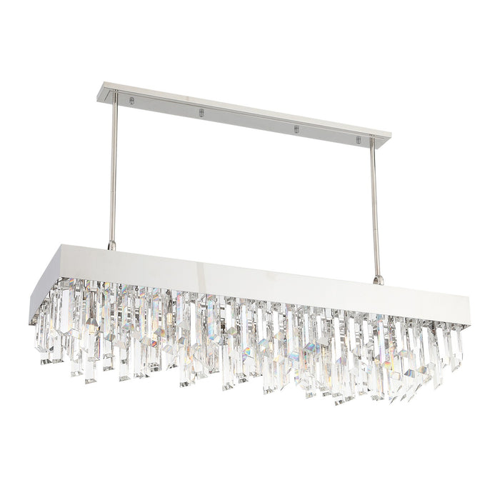 Zeev Lighting CD10240-12-PN 12 Light Chandelier, Polished Nickel