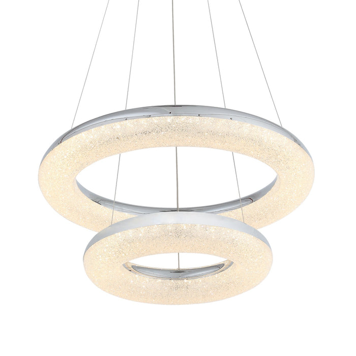 Zeev Lighting CD10249-LED-CH LED Chandelier, Chrome