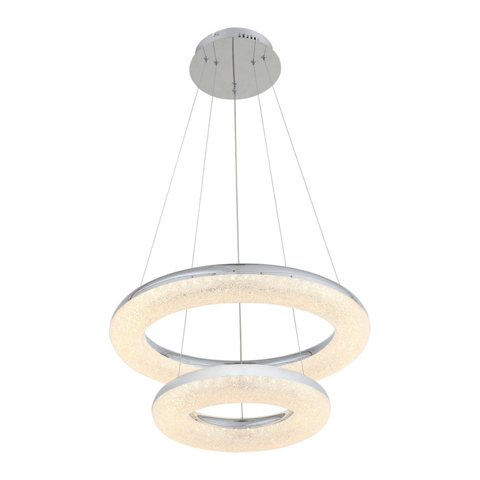 Zeev Lighting CD10249-LED-CH LED Chandelier, Chrome