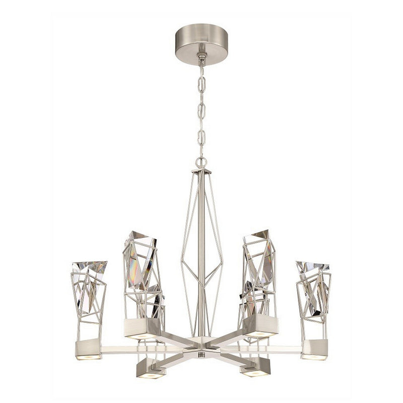 Zeev Lighting CD10253-LED-SN LED Chandelier, Satin Nickel