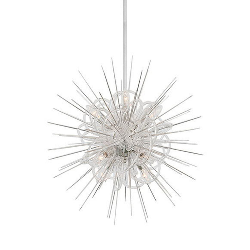Zeev Lighting CD10267-8-PN Eight Light Chandelier, Polished Nickel